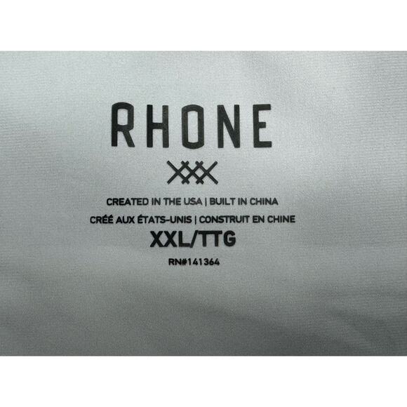 Rhone Men's Gray Lightweight Stretch Commuter Polo Shirt - Size 2XL - Picture 5 of 7